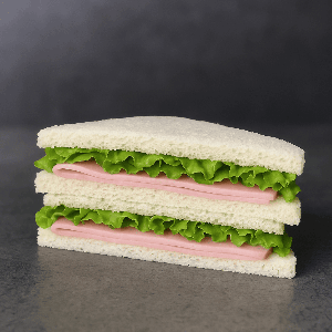 Jamón y lechuga