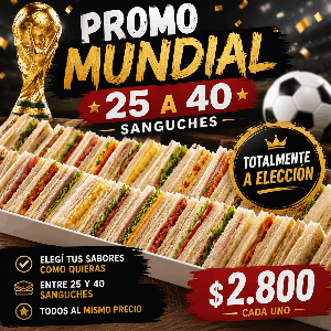 Promo Mundial 25 a 40