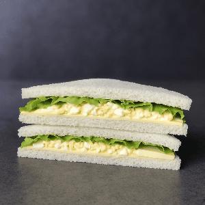 Queso, lechuga y huevo
