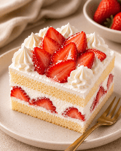 Torta chajá de frutilla