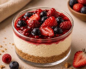 Cheesecake de frutos rojos