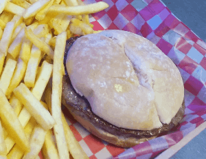Hamburguesa Simple C/Fritas