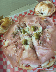 Pizzeta Muzza y Jamón